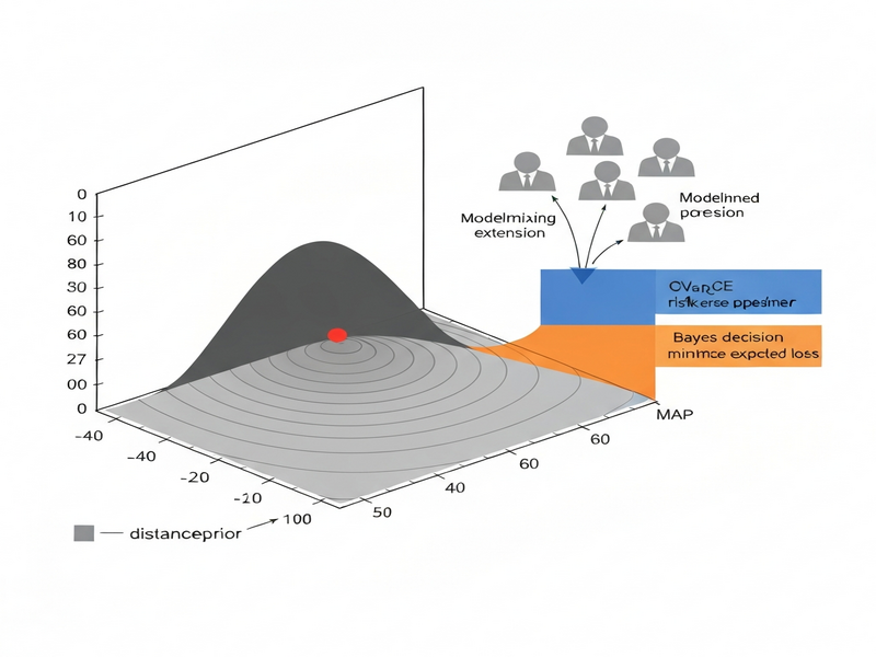 Illustration of Bayesian posterior for counterfactual explanations