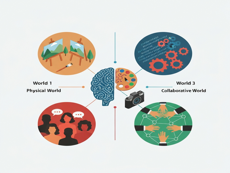 Four-World Framework illustration