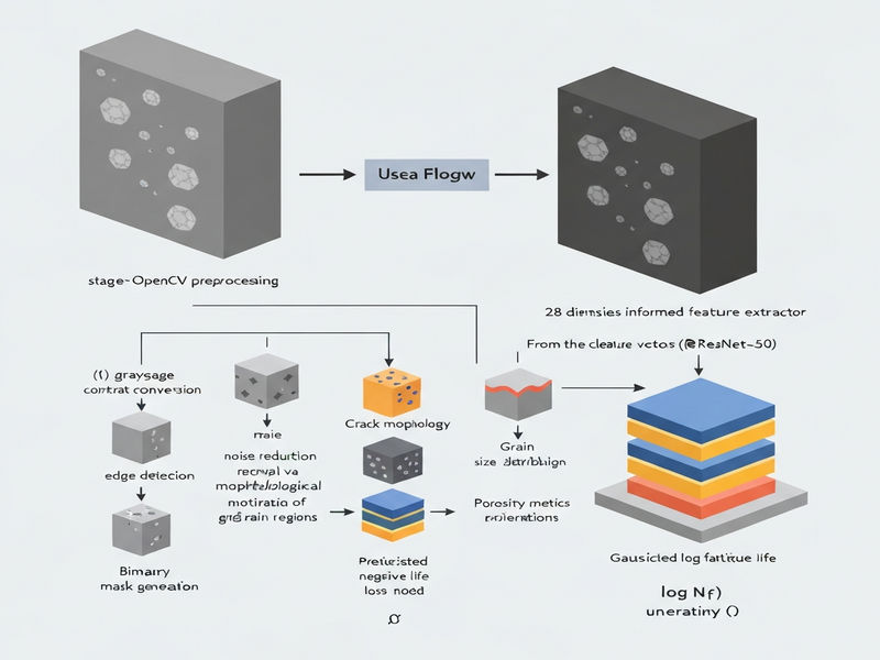 Illustration of the CV framework processing steel micrographs